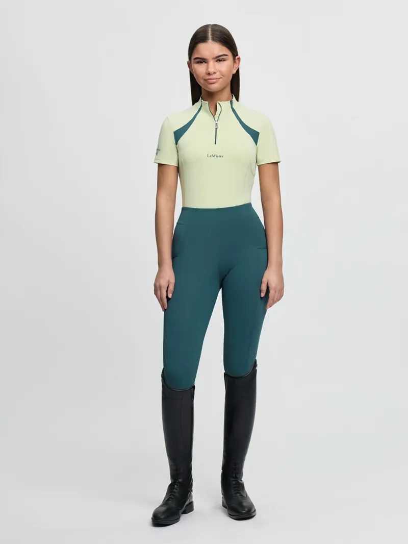 LeMieux Young Rider Mia Mesh Base Layer in Macaron-6