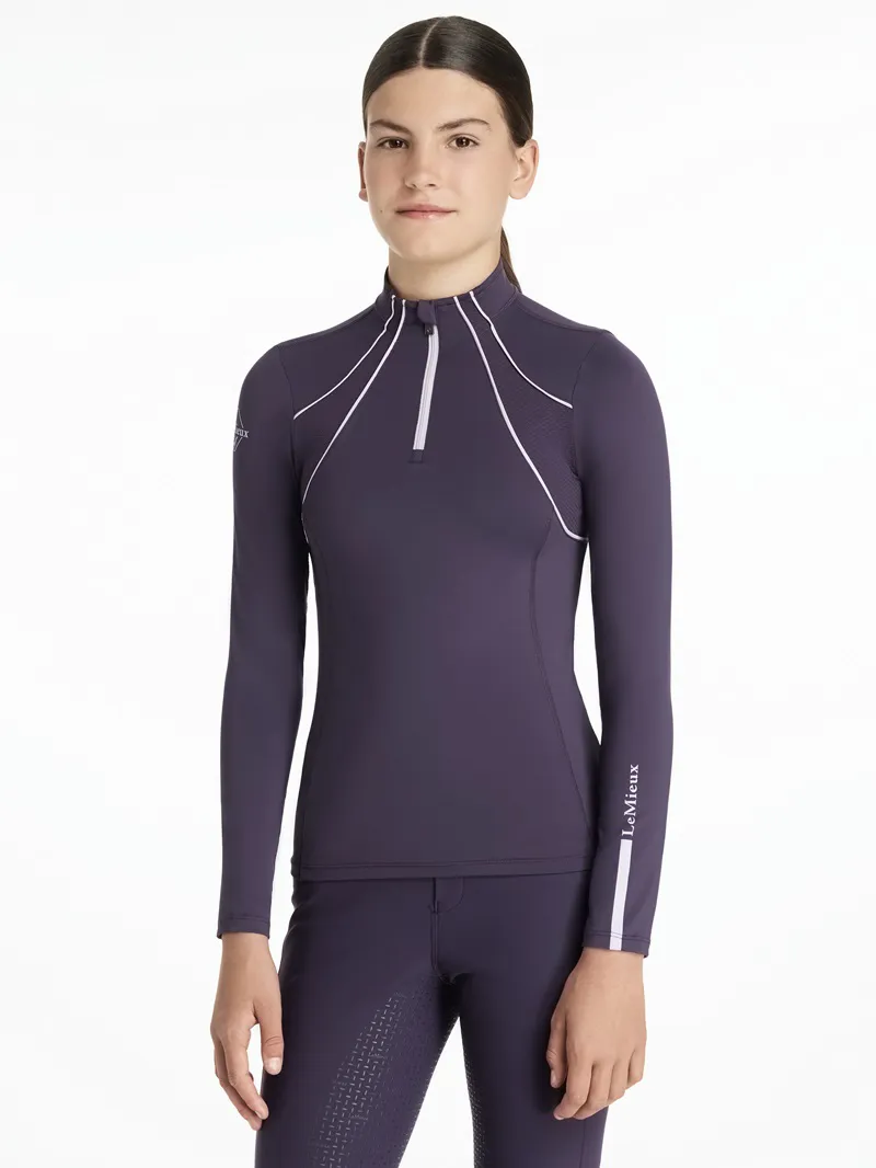 LeMieux Young Rider Mia Mesh Base Layer in Juniper