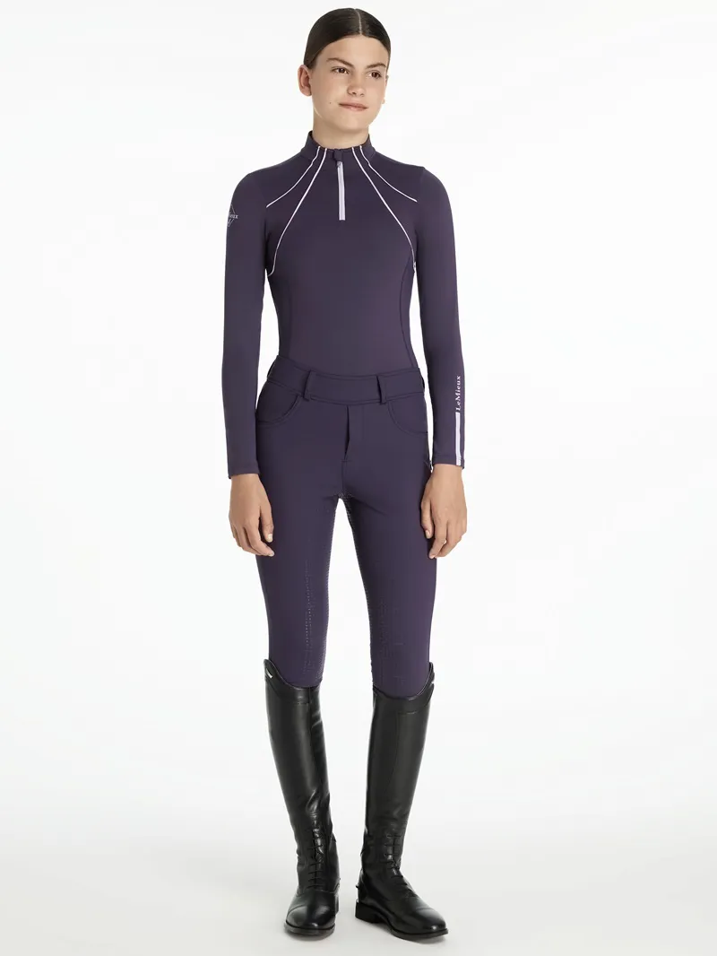 LeMieux Young Rider Mia Mesh Base Layer in Juniper-3