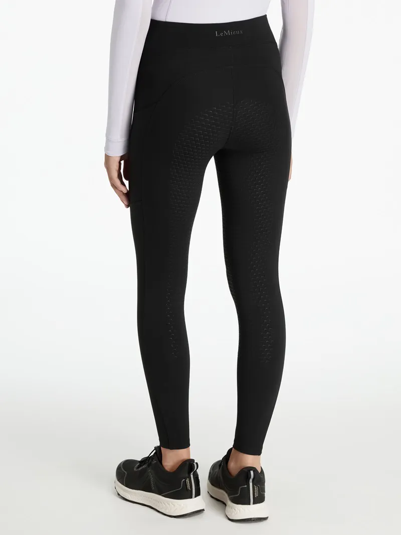 LeMieux Young Rider Nell Brushed Pull Ons in Black-2
