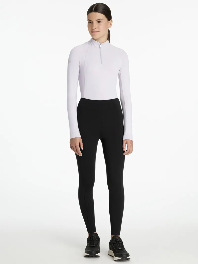 LeMieux Young Rider Nell Brushed Pull Ons in Black-3