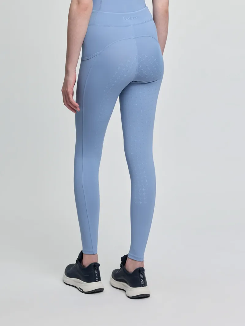 LeMieux Young Rider Orla Pull On Breech in Powder Blue-2