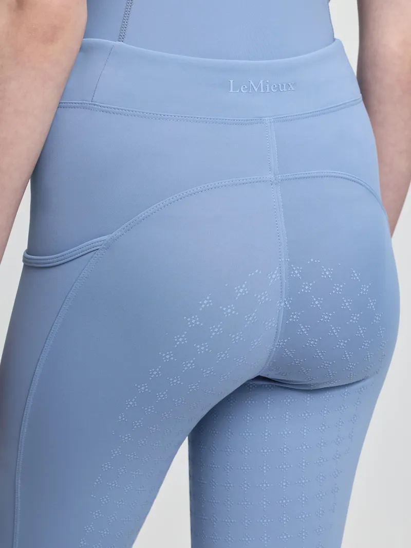 LeMieux Young Rider Orla Pull On Breech in Powder Blue-3