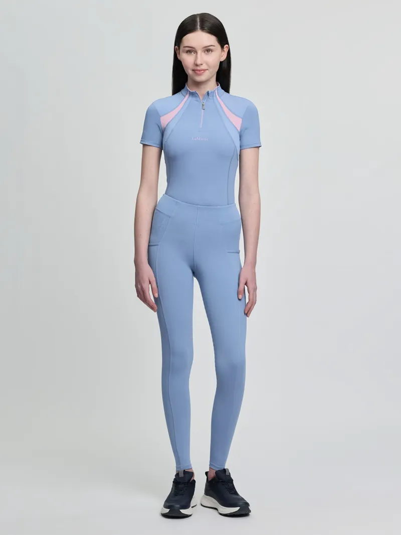 LeMieux Young Rider Orla Pull On Breech in Powder Blue-6