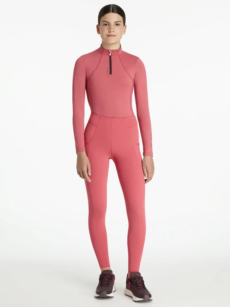 LeMieux Young Rider Orla Pull Ons in Cranberry-3