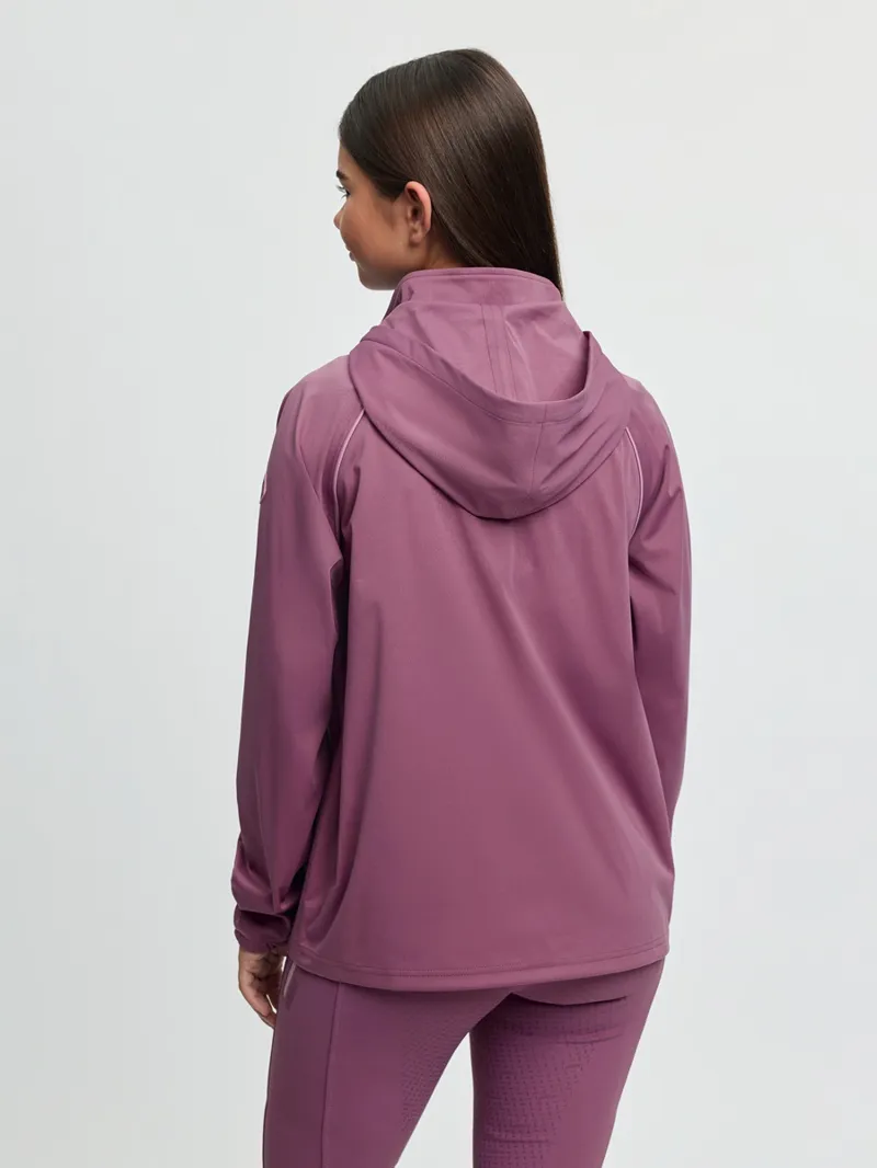 LeMieux Young Rider Paige Quarter Zip Waterproof Jacket in Mallow-2