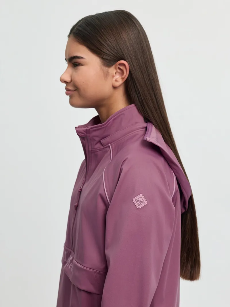 LeMieux Young Rider Paige Quarter Zip Waterproof Jacket in Mallow-4