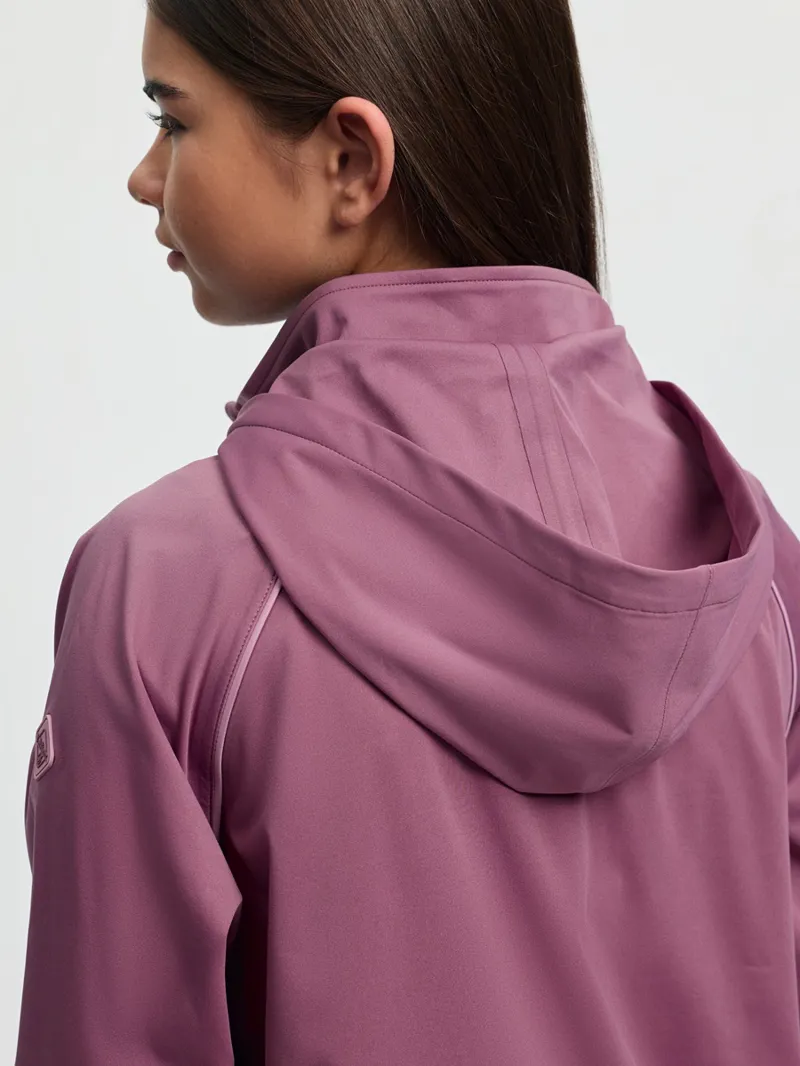LeMieux Young Rider Paige Quarter Zip Waterproof Jacket in Mallow-7