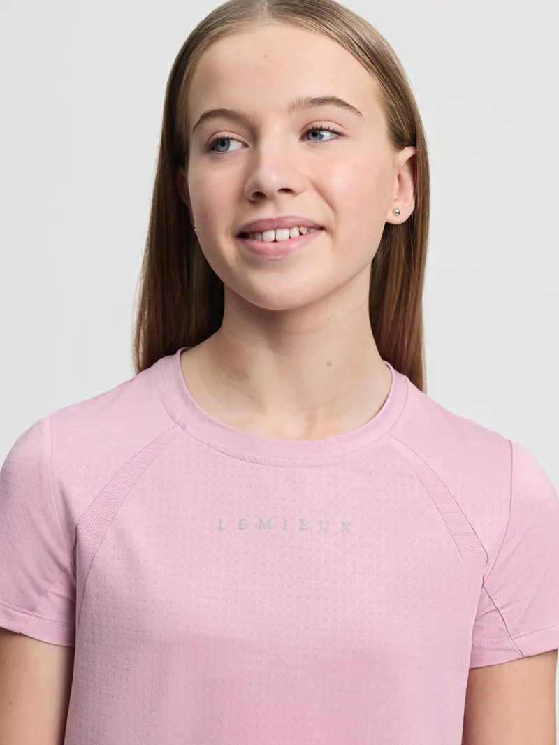 LeMieux Young Rider Sports T-Shirt in Fondant-1
