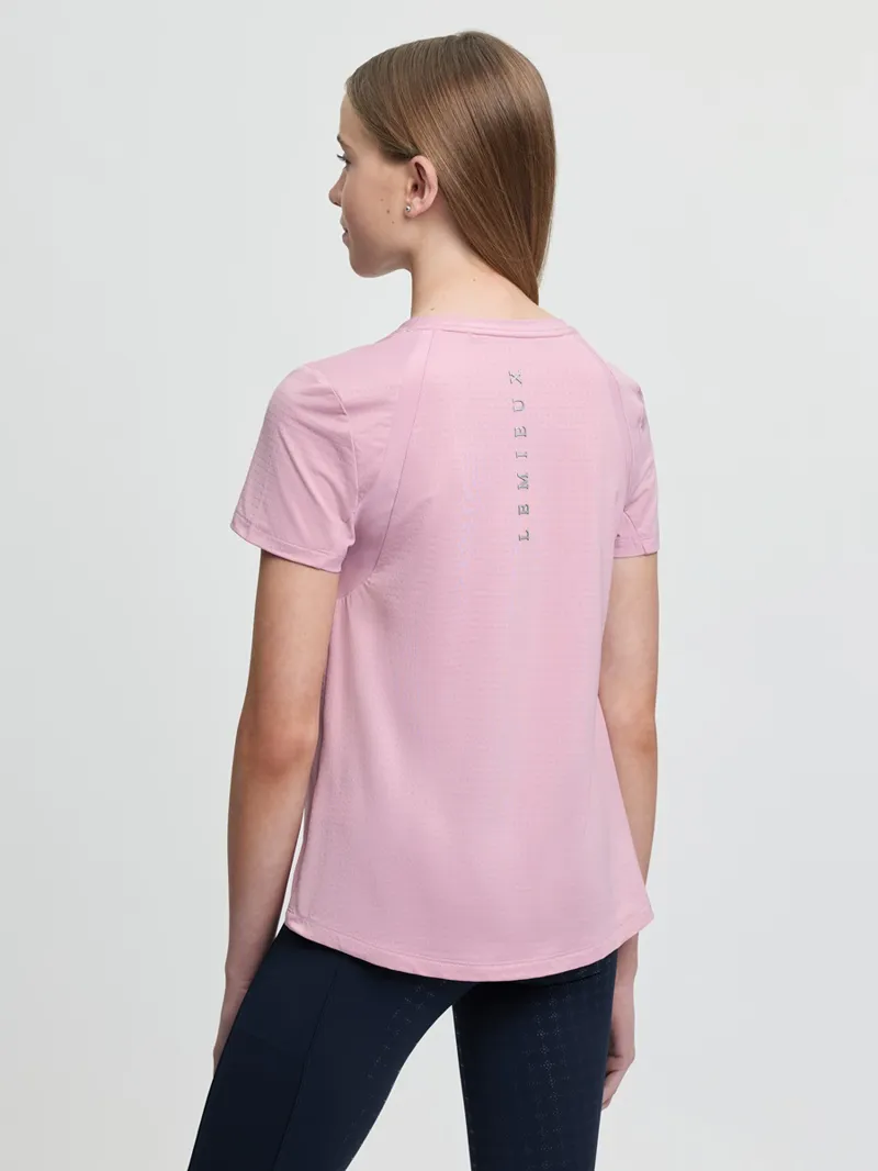 LeMieux Young Rider Sports T-Shirt in Fondant-3