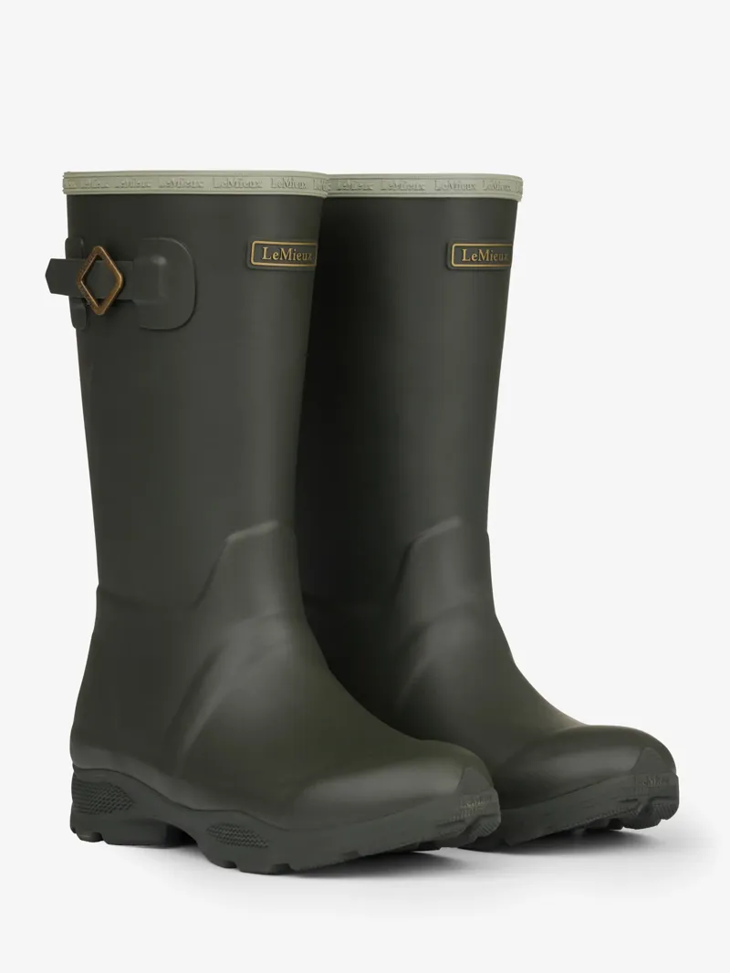 LeMieux Young Rider Ultra Stride Wellies in Oak
