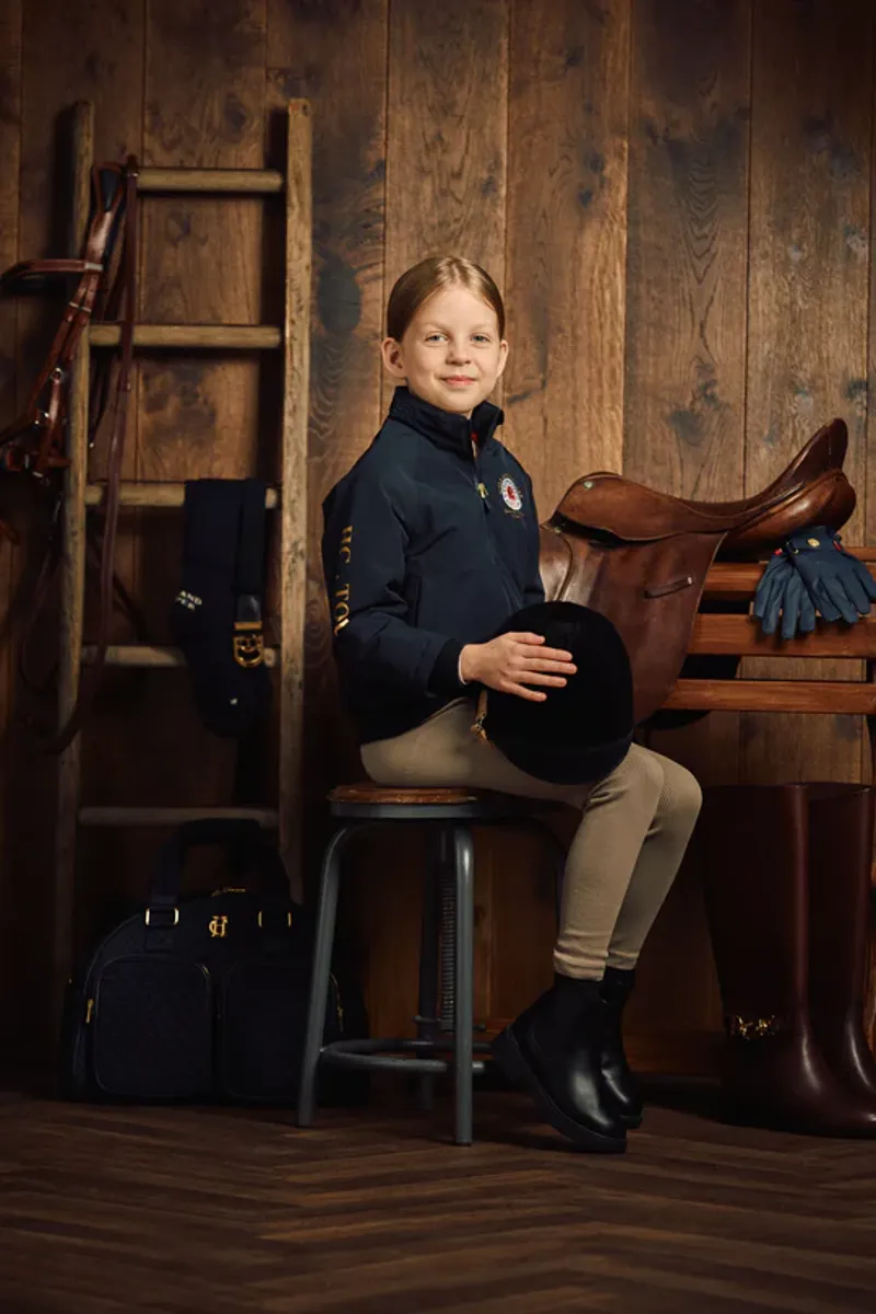 Holland Cooper Little Team HC Jacket Juniors in Ink Navy