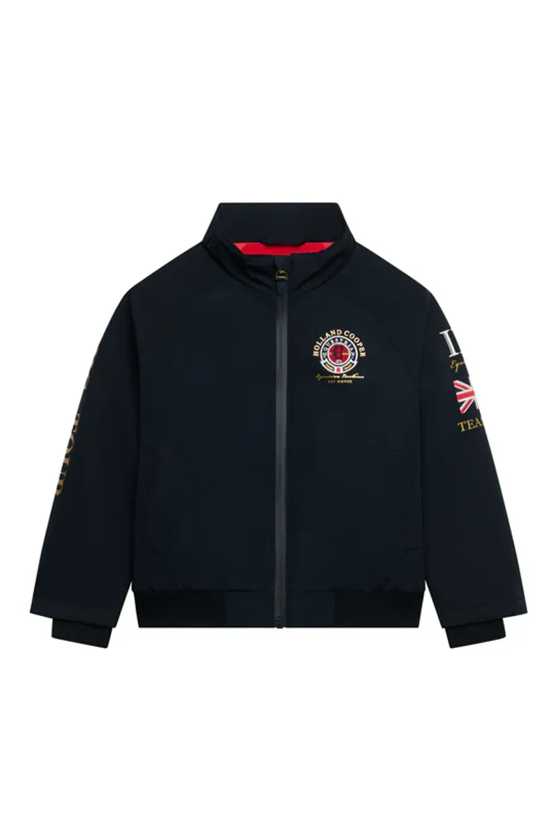 Holland Cooper Little Team HC Jacket Juniors in Ink Navy-3