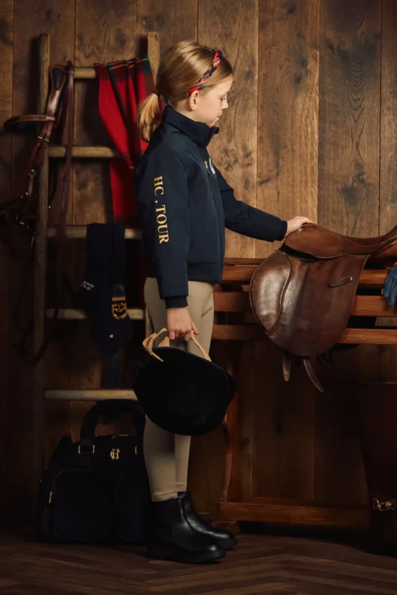 Holland Cooper Little Team HC Jacket Juniors in Ink Navy-1