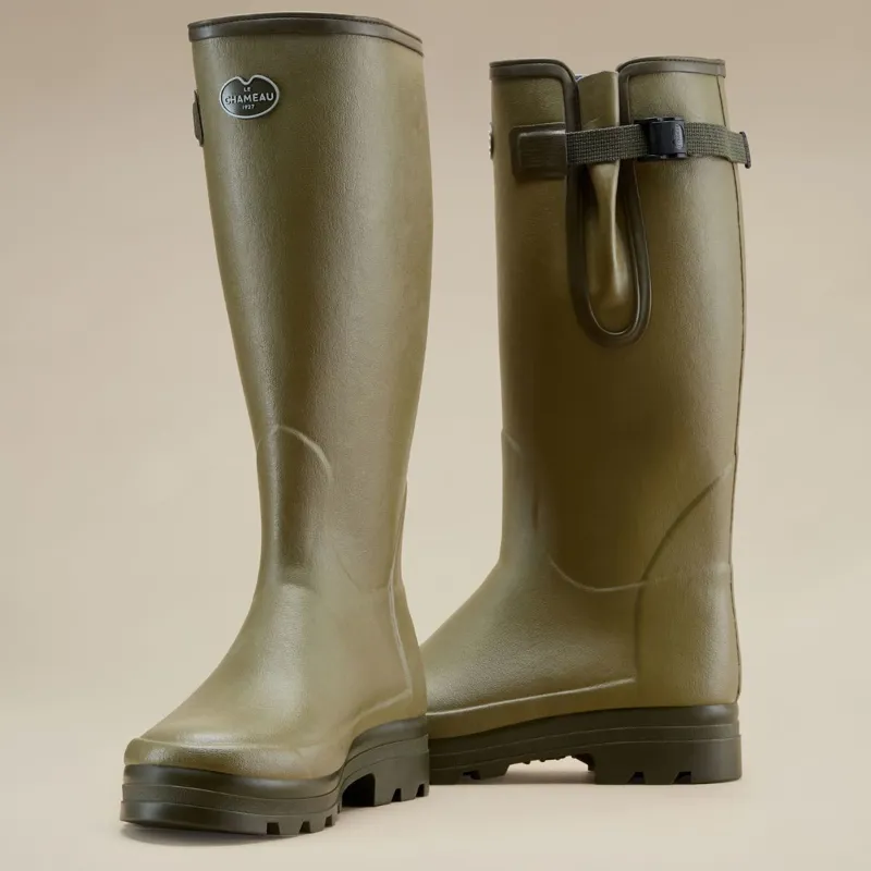 Le Chameau Vierzonord Wellington XL Mens in Iconic Green-6