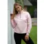 Mochara Half Zip Sweatshirt Ladies in Baby Pink