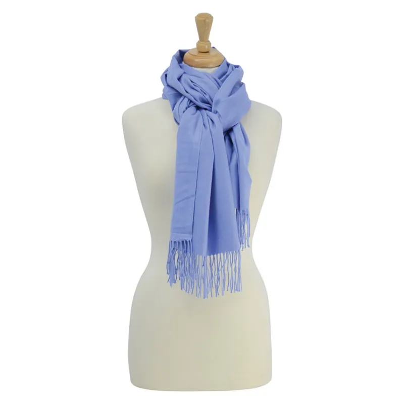 Green House Hundleby Luxurious Scarf in Blue