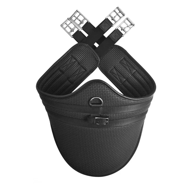 Hy Equestrian Waffle Stud Girth in Black - WEB EXCLUSIVE