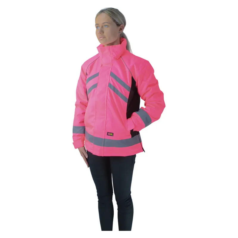 HyViz Waterproof Riding Jacket Unisex in Pink