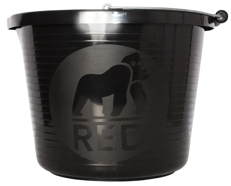 Red Gorilla Premium Bucket in Black
