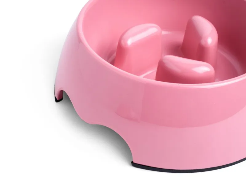 Petface Anti Gulping Bowl Small in Pink-1