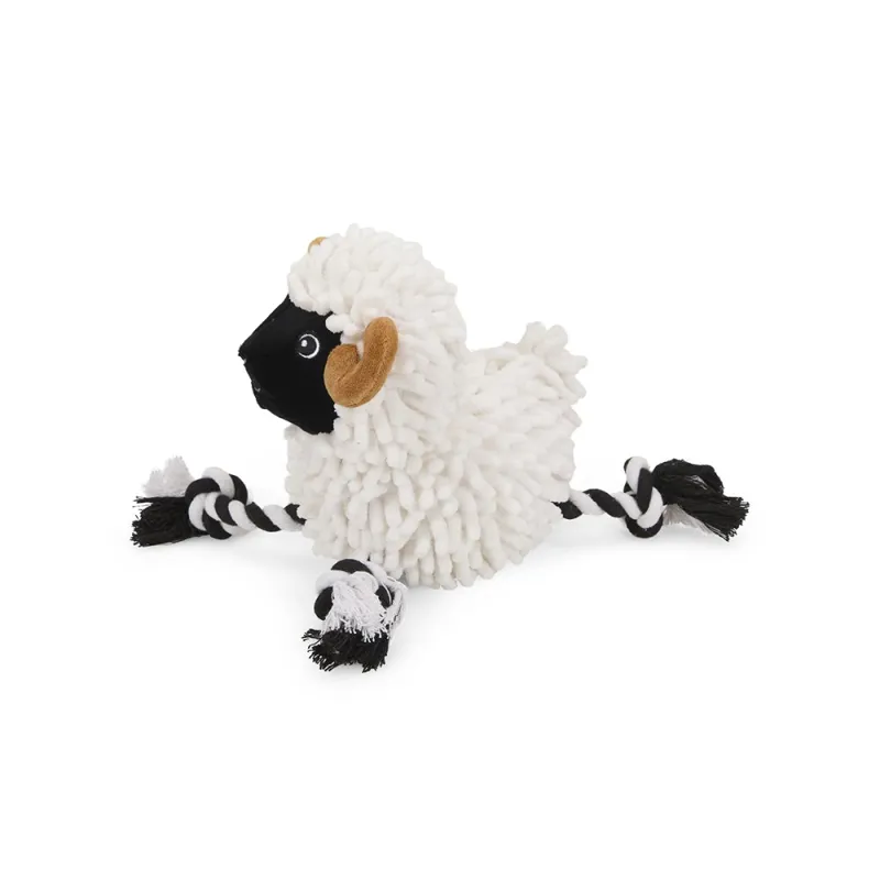 Petface Buddies Noodle Ram Plush Dog Toy-2