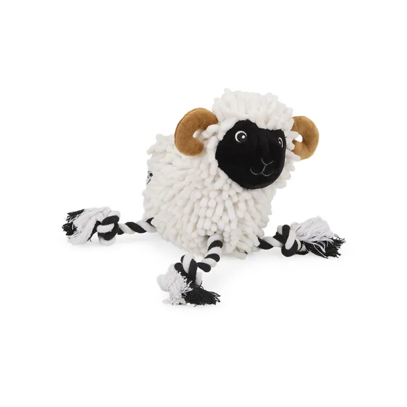 Petface Buddies Noodle Ram Plush Dog Toy-4