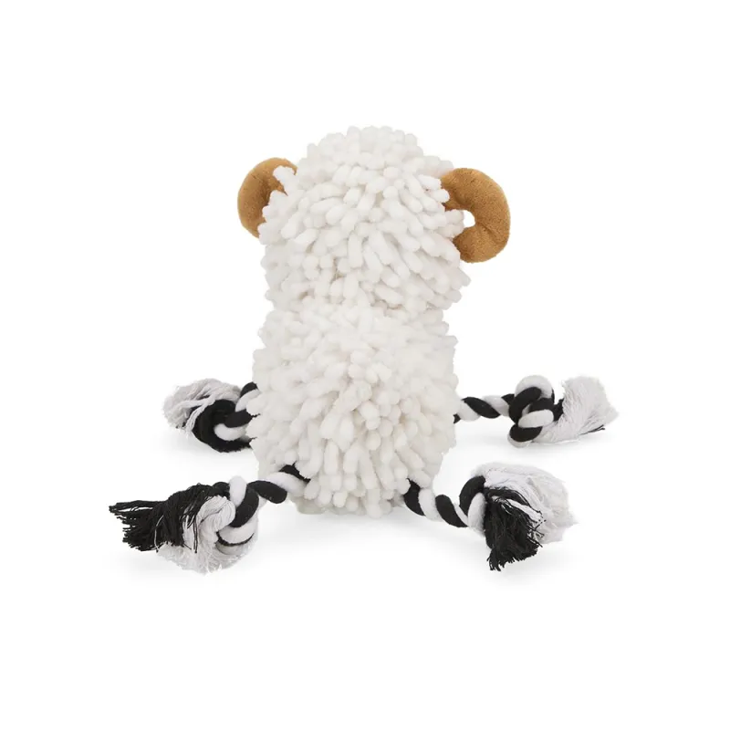Petface Buddies Noodle Ram Plush Dog Toy-5