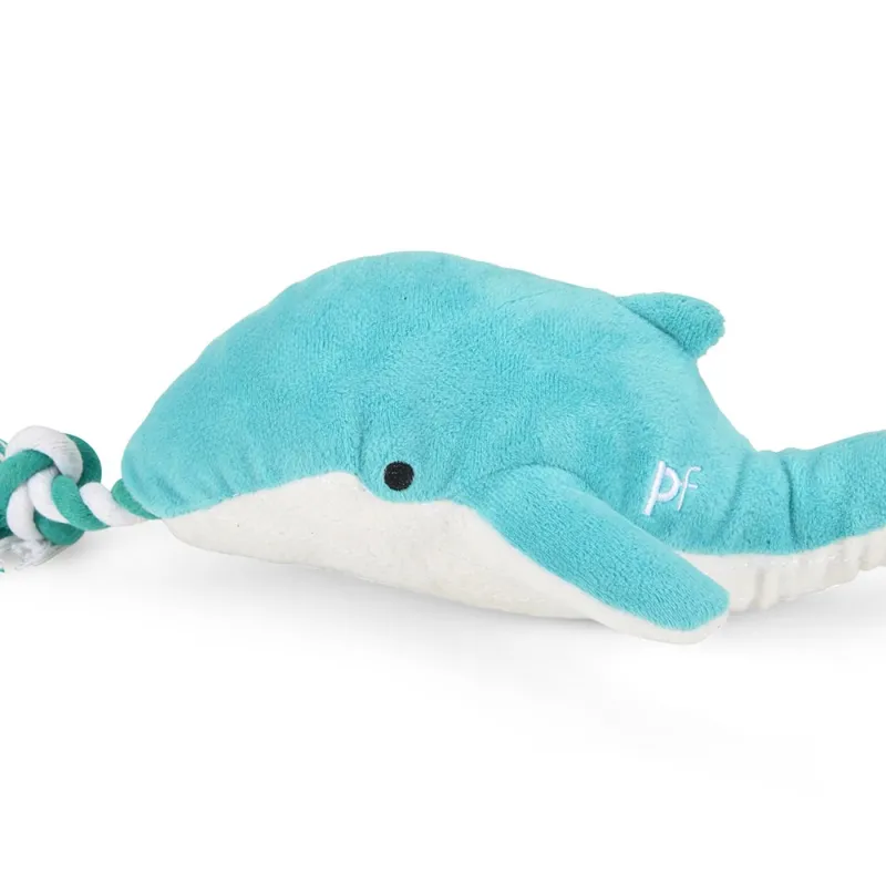 Petface Whale Plush and Rope Dog Toy-4
