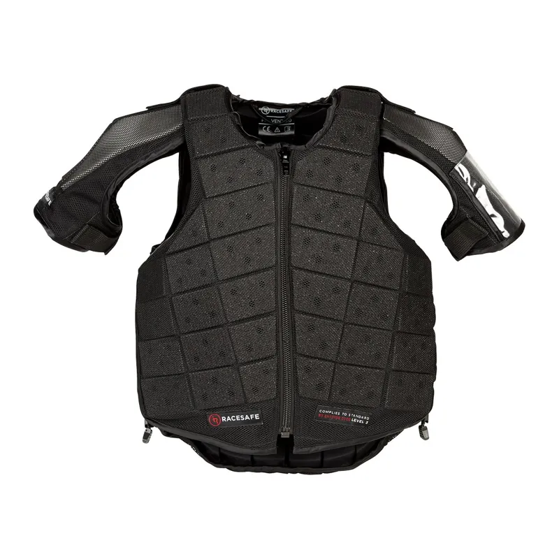 Racesafe ProVent Shoulder Protectors in Black-3