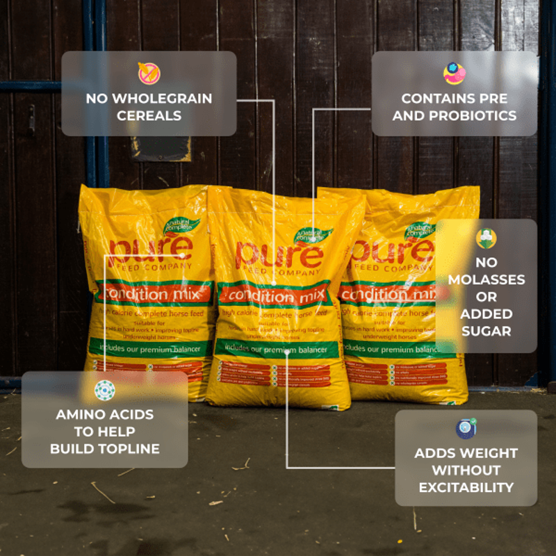 Pure Conditioning Mix Horse Feed 15kg-1