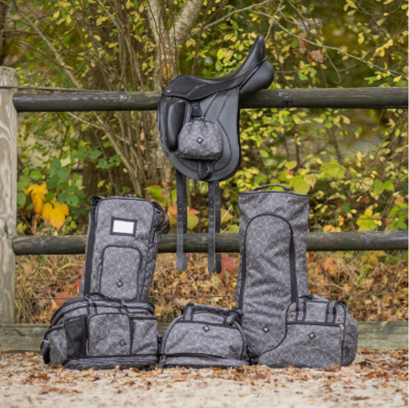 QHP Boot Bag in Grey Reflective-5