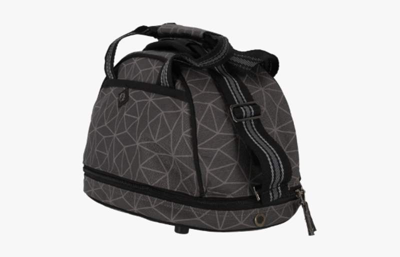 QHP Hat Bag in Grey Reflective-1