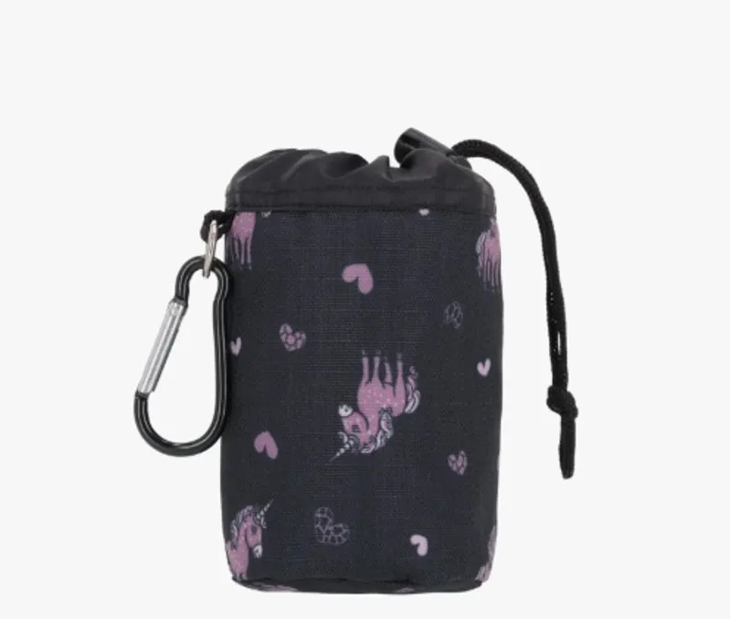 QHP Lize Treat Bag in Black and Violet-1