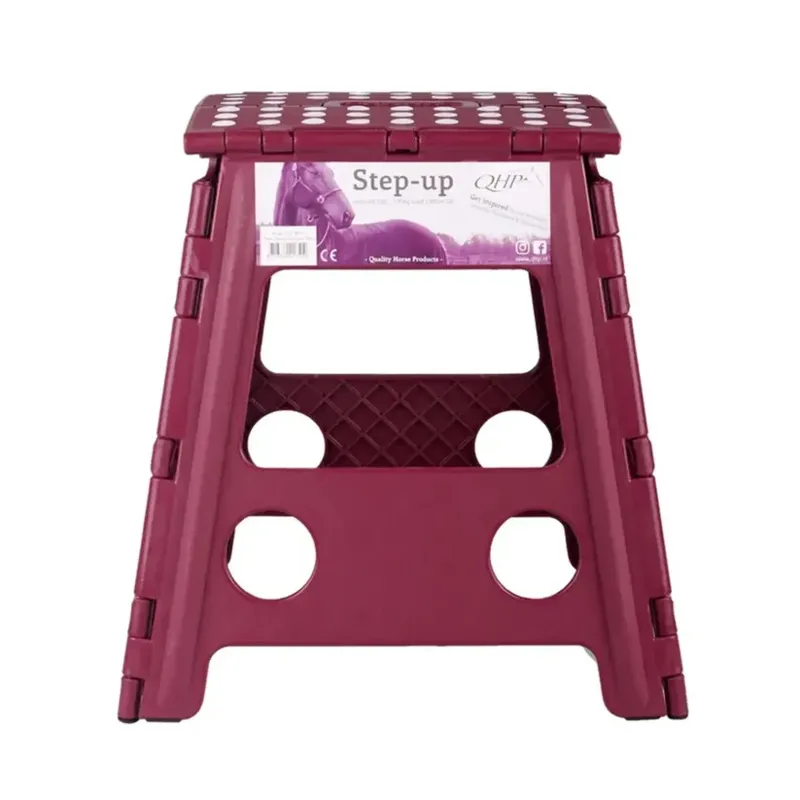 QHP Step Up Stool in Burgundy
