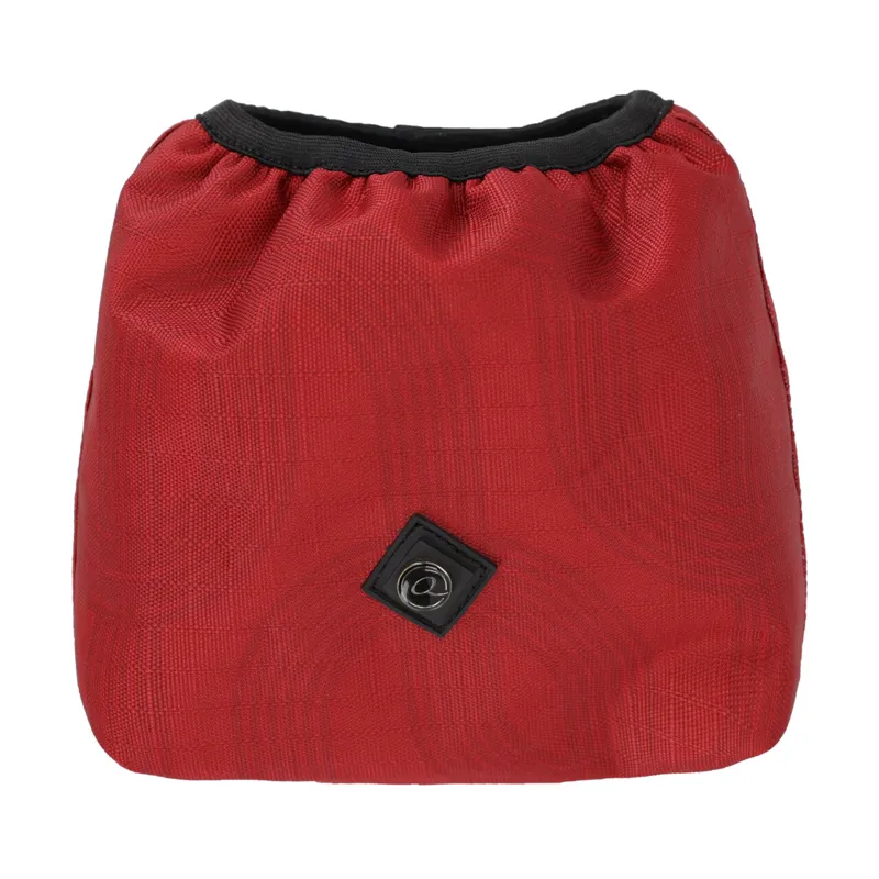 QHP Stirrup Covers in Sunset Red
