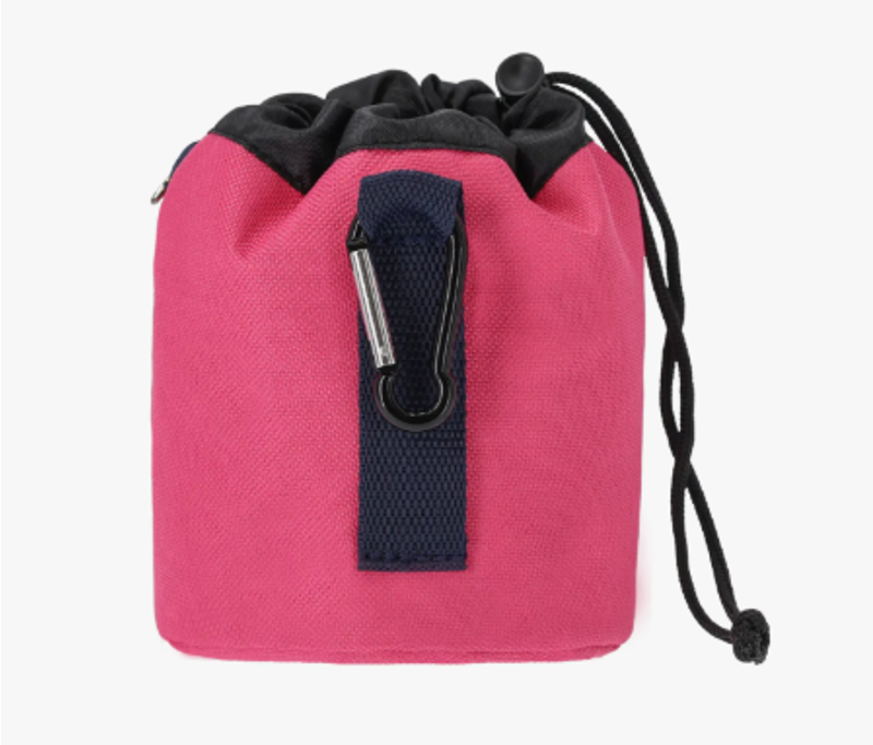 QHP Treat Bag in Fuchsia and Navy-1