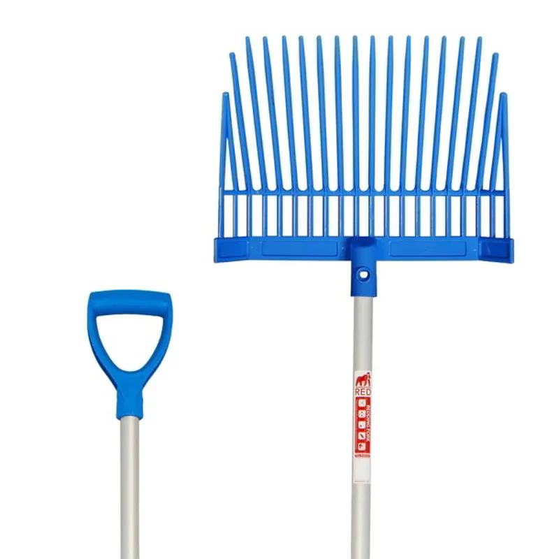 Red Gorilla PC Short Bedding Fork with D Handle in Blue-1