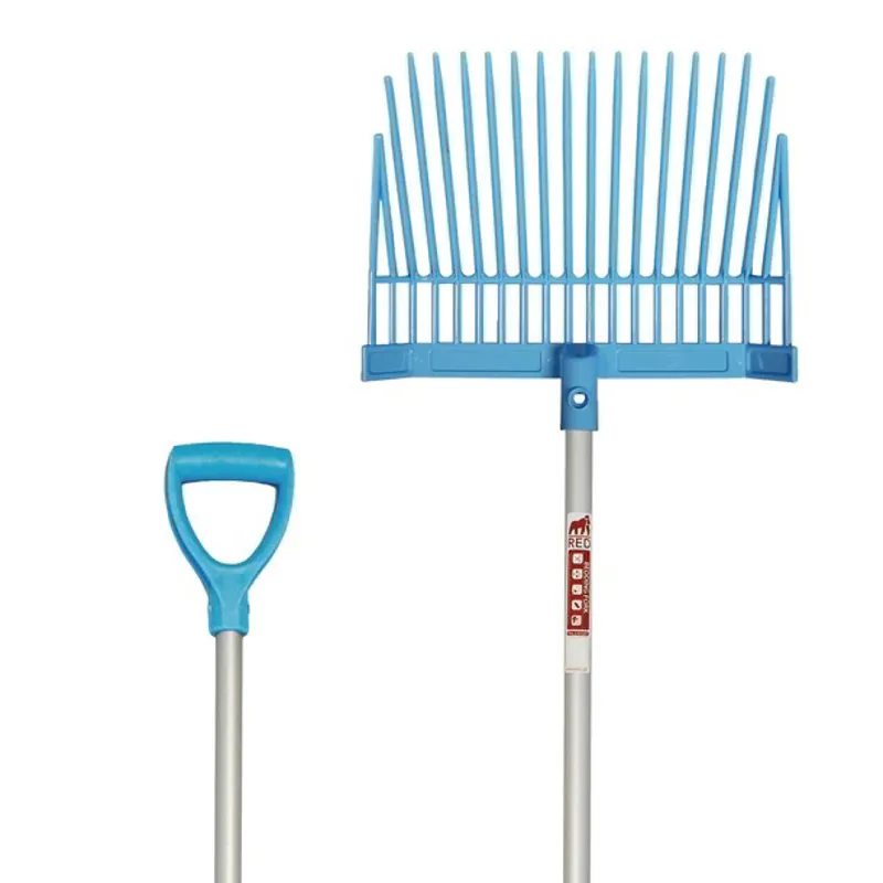Red Gorilla PC Short Bedding Fork with D Handle in Sky Blue-2
