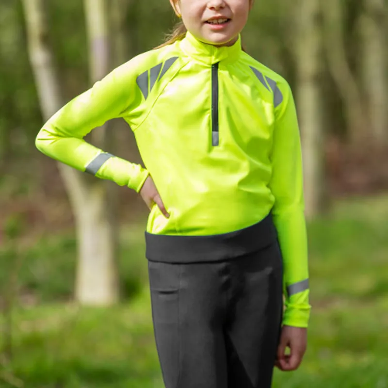 Hy Equestrian Reflector Base Layer Kids in Yellow-4