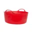 Red Gorilla Tub Flexi Small Shallow 15 Litres in Red