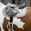 Kentucky Horsewear Glitter Band Show Jumping Saddle Pad in Beige