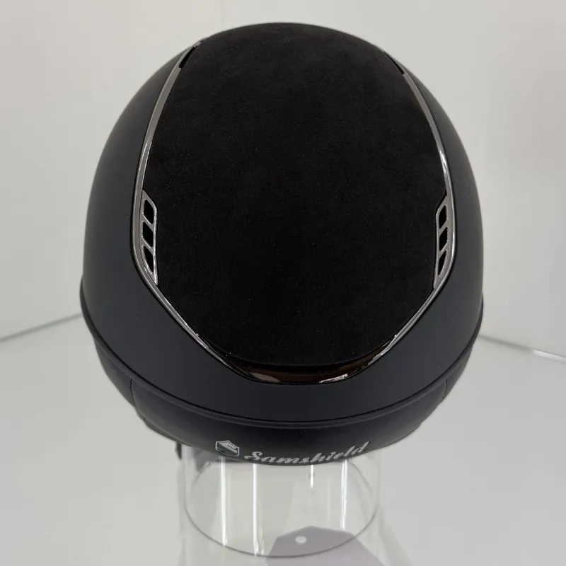 Samshield 2.0 Matt Black with Alcantara Black and 5 Swarovski Crystals-4