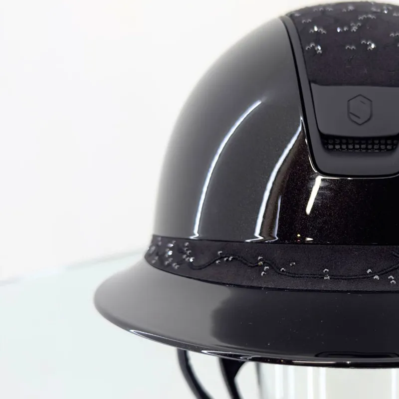 Samshield Miss 2.0 Glossy Black with Crystal Leaf Black-2