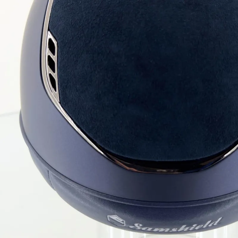 Samshield Miss 2.0 Matt Blue with Alcantara Blue and 5 Swarovski Crystals-4