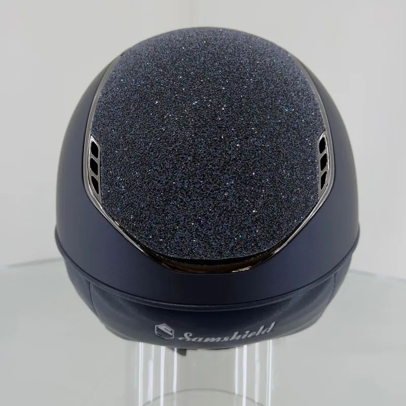 Samshield Miss 2.0 Matt Blue with Crystal Fabric Paradise Shine-2