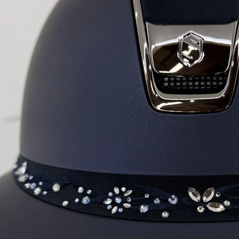 Samshield Miss 2.0 Matt Blue with Flower Swarovski Jewellery Blue-1