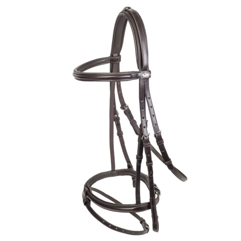Schockemohle Mannheim Flash Bridle in Brown