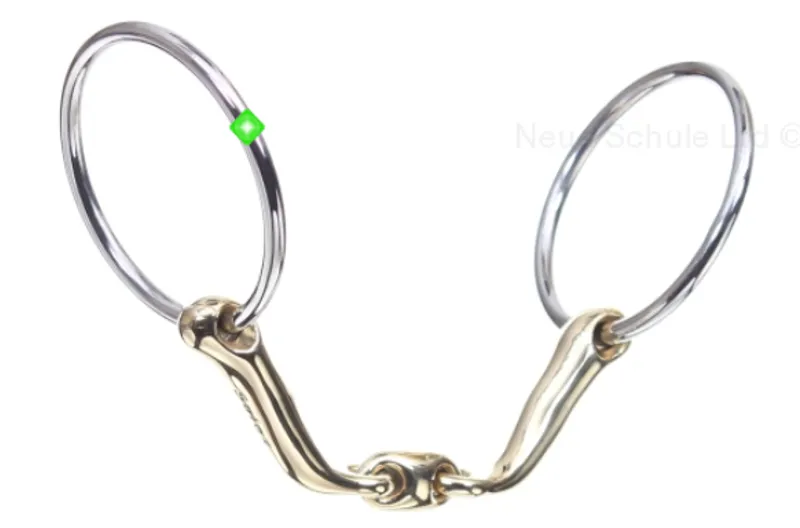 Neue Schule Verbindend Loose Ring Snaffle 12mm 70mm