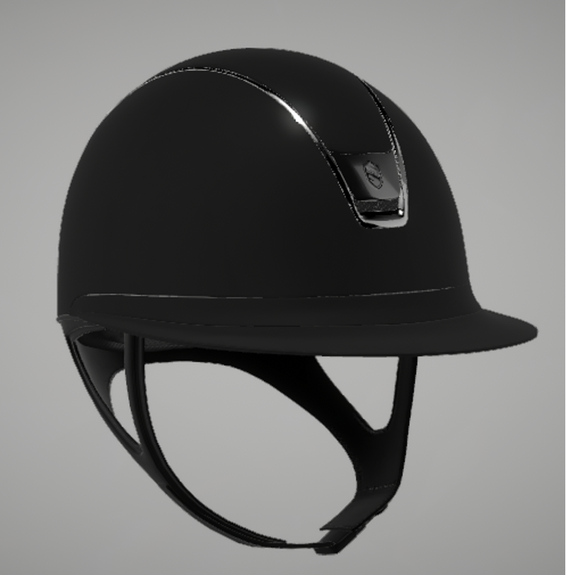 Samshield Miss 2.0 Matt Black with Black Chrome Blazon